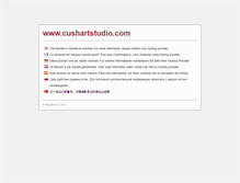 Tablet Screenshot of cushartstudio.com